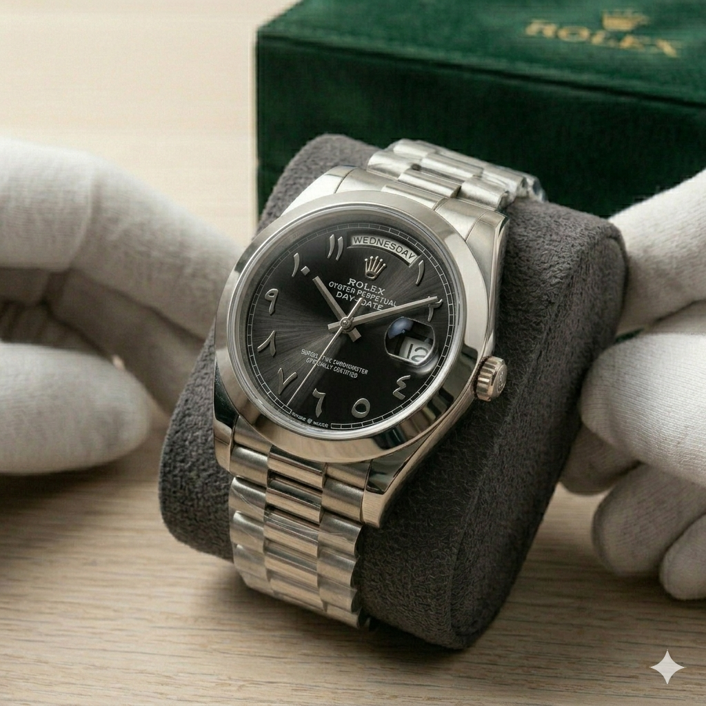 Rolex Sunburst Arabic Dial