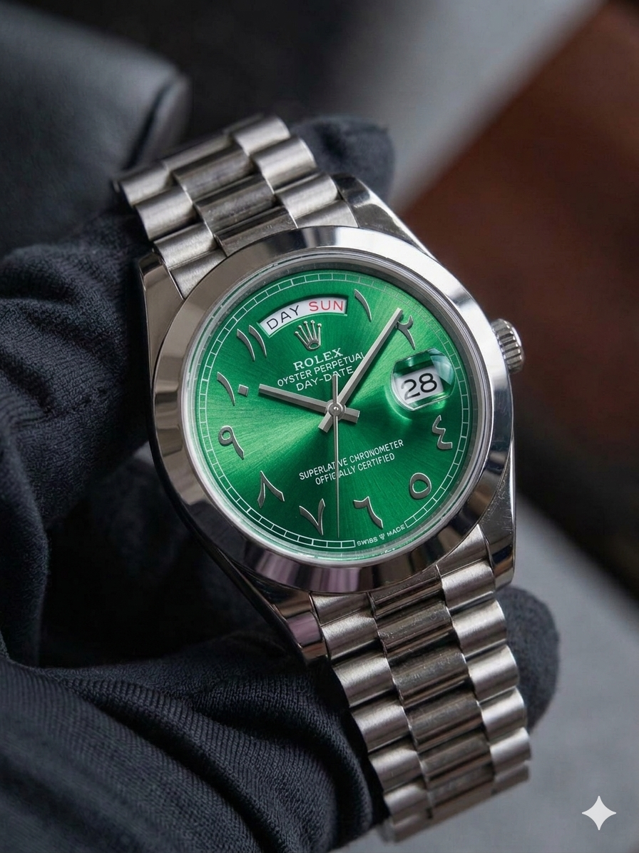 Rolex Sunburst Arabic Dial