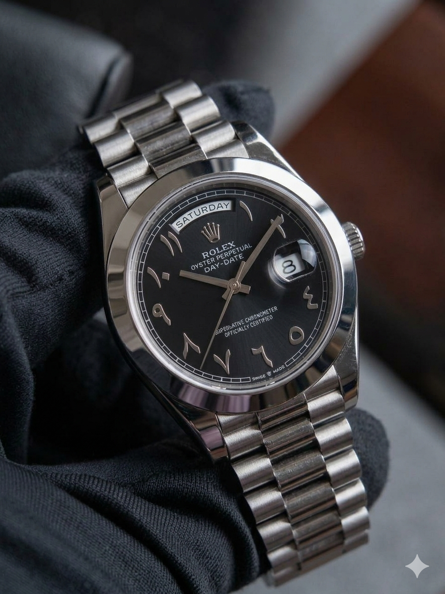 Rolex Sunburst Arabic Dial